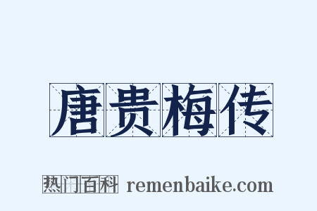 唐贵梅传是什么意思的图片